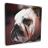 Bulldog Dog Square Canvas 12"x12" Wall Art Picture Print