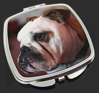 Bulldog Dog Make-Up Compact Mirror