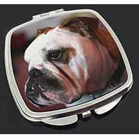 Bulldog Dog Make-Up Compact Mirror