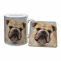 Bulldog Mug and Coaster Set - Advanta Group®