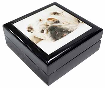 White Bulldog Keepsake/Jewellery Box