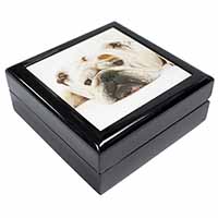 White Bulldog Keepsake/Jewellery Box