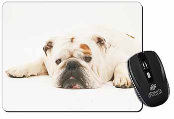 White Bulldog Computer Mouse Mat