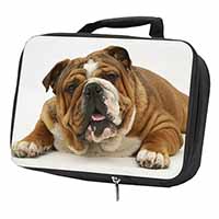 Beautiful Tan Bulldog Black Insulated School Lunch Box/Picnic Bag