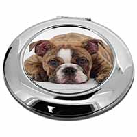 Bulldog Make-Up Round Compact Mirror