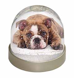 Bulldog Snow Globe Photo Waterball