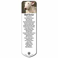 Bull Terrier Dog Bookmark, Book mark, Printed full colour