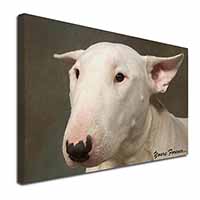 Bull Terrier Dog "Yours Forever" Canvas X-Large 30"x20" Wall Art Print