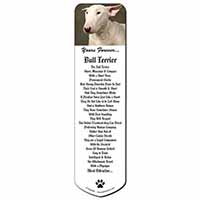 Bull Terrier Dog "Yours Forever" Bookmark, Book mark, Printed full colour
