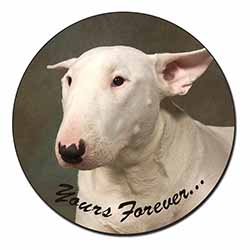 Bull Terrier Dog "Yours Forever" Fridge Magnet Printed Full Colour