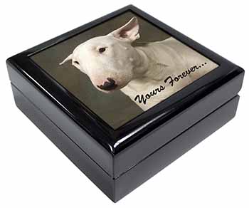 Bull Terrier Dog "Yours Forever" Keepsake/Jewellery Box