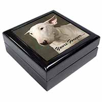 Bull Terrier Dog "Yours Forever" Keepsake/Jewellery Box