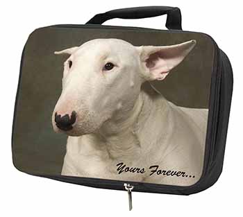 Bull Terrier Dog "Yours Forever" Black Insulated School Lunch Box/Picnic Bag