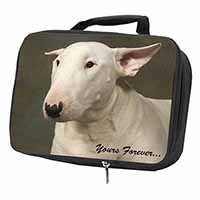 Bull Terrier Dog "Yours Forever" Black Insulated School Lunch Box/Picnic Bag