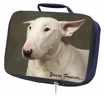 Bull Terrier Dog "Yours Forever" Navy Insulated School Lunch Box/Picnic Bag