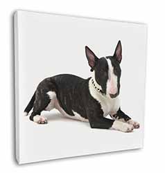 Bull Terrier Dog Square Canvas 12"x12" Wall Art Picture Print