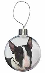 Bull Terrier Dog Christmas Bauble