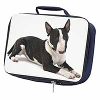 Bull Terrier Dog Navy Insulated School Lunch Box/Picnic Bag