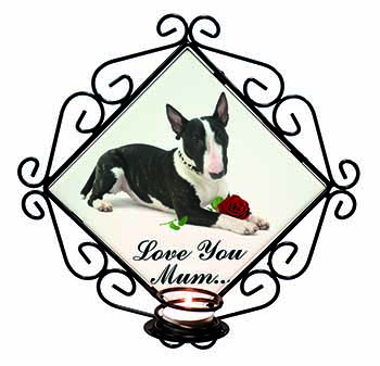 Bull Terrier+Rose 