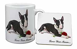 Bull Terrier+Rose 