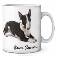 Brindle and White Bull Terrier "Yours Forever..." Ceramic 10oz Coffee Mug/Tea Cu