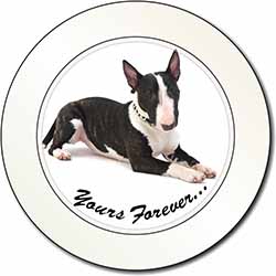 Brindle and White Bull Terrier "Yours Forever..." Car or Van Permit Holder/Tax D