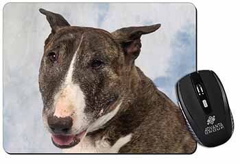 Brindle Bull Terrier Dog Computer Mouse Mat