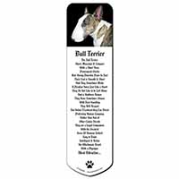 A Beautiful Brindle Bull Terrier Bookmark, Book mark, Printed full colour