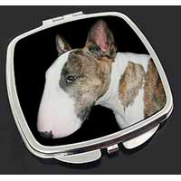 A Beautiful Brindle Bull Terrier Make-Up Compact Mirror
