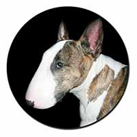 A Beautiful Brindle Bull Terrier Fridge Magnet Printed Full Colour