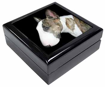 A Beautiful Brindle Bull Terrier Keepsake/Jewellery Box