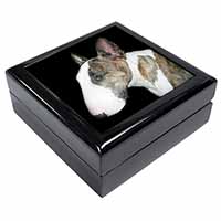 A Beautiful Brindle Bull Terrier Keepsake/Jewellery Box