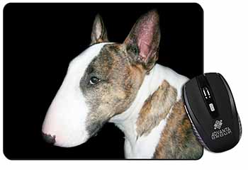 A Beautiful Brindle Bull Terrier Computer Mouse Mat