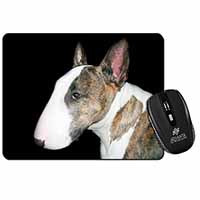 A Beautiful Brindle Bull Terrier Computer Mouse Mat