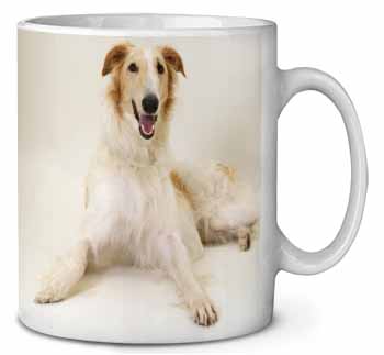 Borzoi Dog Ceramic 10oz Coffee Mug/Tea Cup