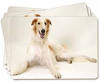 Borzoi Dog Picture Placemats in Gift Box