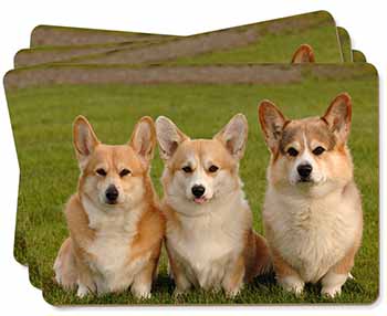 Pembroke Corgi Dogs Picture Placemats in Gift Box