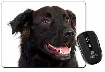 Black Border Collie Dog Computer Mouse Mat