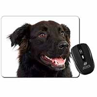 Black Border Collie Dog Computer Mouse Mat