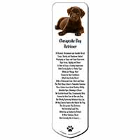 Chesapeake Bay Retriever Dog Bookmark, Book mark, Printed full colour