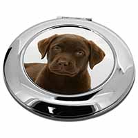 Chesapeake Bay Retriever Dog Make-Up Round Compact Mirror