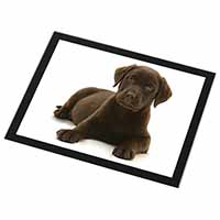 Chesapeake Bay Retriever Dog Black Rim High Quality Glass Placemat