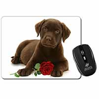 Chesapeake Bay Retriever with Rose Computer Mouse Mat
