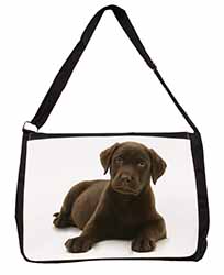 Chesapeake Bay Retriever Dog Large Black Laptop Shoulder Bag School/College