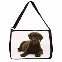 Chesapeake Bay Retriever Dog Large Black Laptop Shoulder Bag School/College