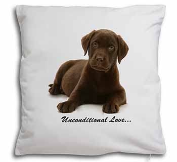 Chesapeake Bay Retriever-Love Soft White Velvet Feel Scatter Cushion