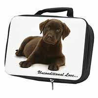 Chesapeake Bay Retriever-Love Black Insulated School Lunch Box/Picnic Bag