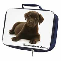 Chesapeake Bay Retriever-Love Navy Insulated School Lunch Box/Picnic Bag