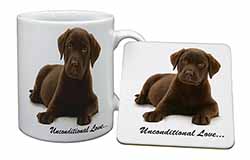 Chesapeake Bay Retriever-Love Mug and Coaster Set