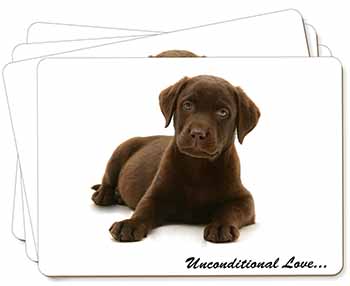 Chesapeake Bay Retriever-Love Picture Placemats in Gift Box